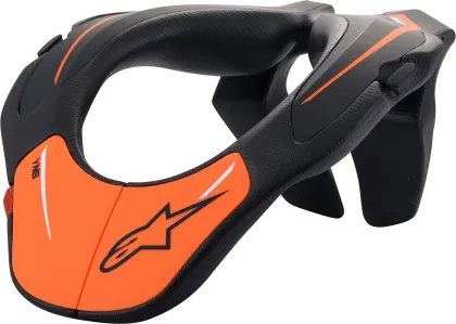 Παιδικό προστατευτικό γιακά ALPINESTARS NECK SUPPORT ΜΑΥΡΟ/ΠΟΡΤΟΚΑΛΙ