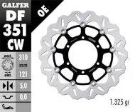 Disc frana fata flotant Galfer WAVE FLOTANT COMPLET (C. ALU.) 310x5mm DF351CW