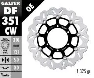 Плаващ преден спирачен диск Galfer WAVE FLOATING COMPLETE (C. ALU.) 310x5mm DF351CW
