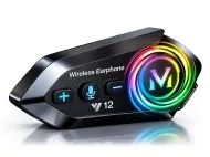 Интерком за мотоциклет Bluetooth Y12 pro слушалка за моторна каска