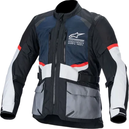 Geacă textilă moto ALPINESTARS ANDES AIR Drystar® ALBASTRU/GRIU