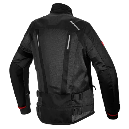 Textile motorcycle jacket SPIDI TECH ARMOR Black