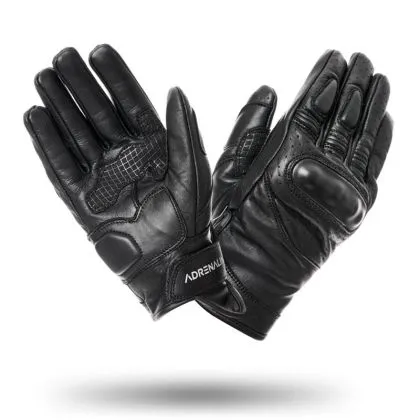 Leather gloves ADRENALINE SCRAMBLER 2.0 BLACK