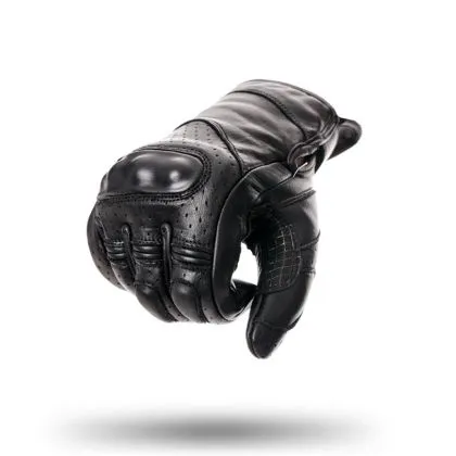 Leather gloves ADRENALINE SCRAMBLER 2.0 BLACK