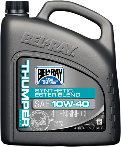 Oil BEL-RAY THUMPER RACING Synthetic Ester Blend T4 10W-40 4L