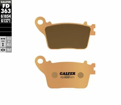 Galfer SINTERED COMPOUND Rear Moto Pads FD363G1371