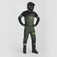 Motocross breeches THOR PULSE COMBAT ARMY/BLACK