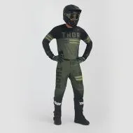 Motocross breeches THOR PULSE COMBAT ARMY/BLACK