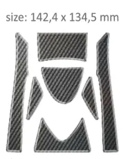 Προστατευτικό τριών επιβατών PPSK3P/PR3160 KAWASAKI ER6N 2012-2014.