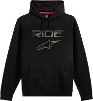 Motorcycle sweatshirt ALPINESTARS HOODIE RIDE CAMO BLACK