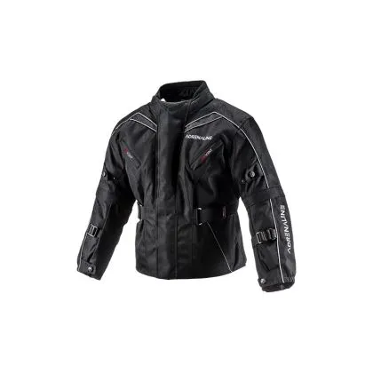 CHILDREN'S textile motorcycle jacket ADRENALINE KID 2.0 BLACK