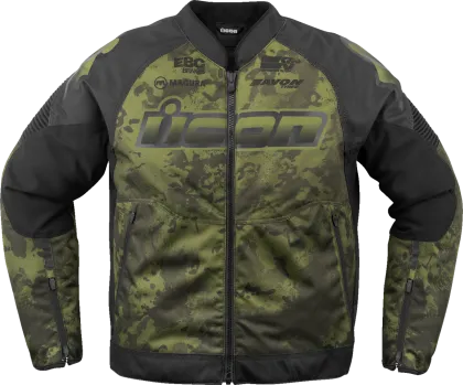 ICON Overlord3™ CE Magnacross CE DARK GRAY Motorcycle Jacket