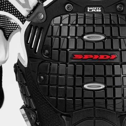 Protective armor SPIDI WARRIOR BLACK/WHITE