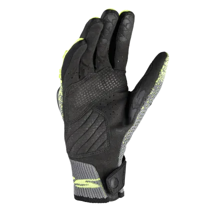 Mănuși moto textil SPIDI CROSS KNIT GALBEN FLUO