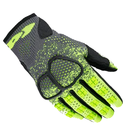 Mănuși moto textil SPIDI CROSS KNIT GALBEN FLUO