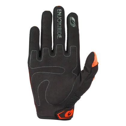 Children's motocross gloves O'NEAL ELEMENT RACEWEAR BLACK/ORANGE V.24