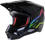 Κράνος Motocross ALPINESTARS SM5 Πυξίδα ΜΑΥΡΟ/ΑΣΗΜΙ