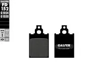 Front/Rear Motorcycle Pads Galfer SEMI METAL FD152G1054