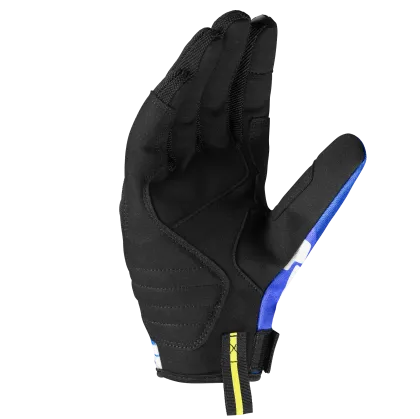 Mănuși moto textil SPIDI Flash-KP Tex Alb/Albastru