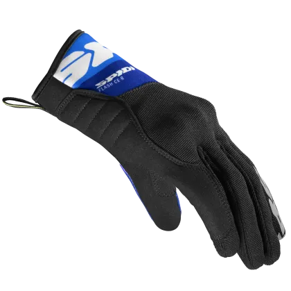 Mănuși moto textil SPIDI Flash-KP Tex Alb/Albastru