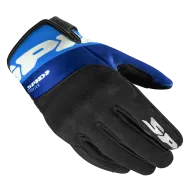 Textile motorcycle gloves SPIDI Flash-KP Tex White/Blue