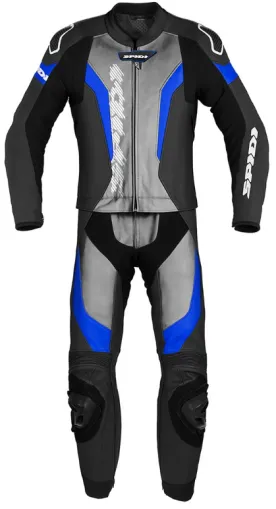ΔΕΡΜΑΤΙΝΗ ΜΟΤΟΣΥΚΛΕΤΑ TEAM SPIDI LASER TOURING Μαύρο/Μπλε 2ΤΜ