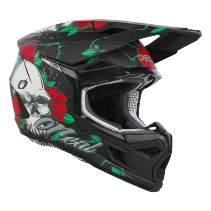 Children's motocross helmet O'NEAL 3SERIES MELANCIA BLACK/MULTI V.24