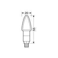 LED blinkers ATOM BLACK – 90101