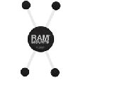 Мото стойка за телефон RAM-MOUNTS X-Grip B-410-A-UN10BU с монтиране на резервоар.