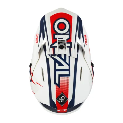 Motocross helmet O'NEAL 3SERIES RIFF 2.0 WHITE/BLUE