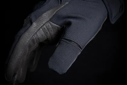 Δερμάτινα γάντια μοτοσυκλέτας ICON STORMHAWK - BLACK