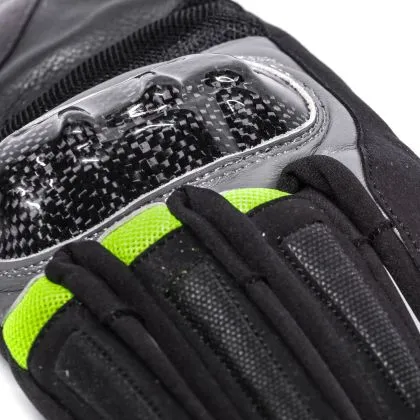 BLACK BIKE CARBO CITY YELLOW summer gloves
