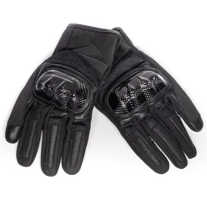 BLACK BIKE CARBO CITY BLACK summer gloves