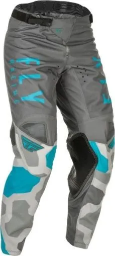Motocross breeches FLY RACING KINETIC K221-BLUE/GREY
