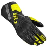 Δερμάτινα γάντια μοτοσυκλέτας SPIDI STS-3 BLACK/NEON YELLOW