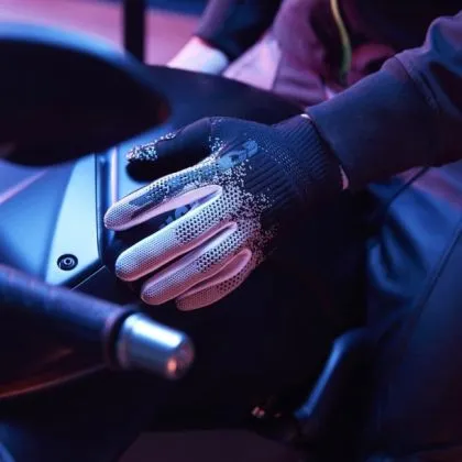 Mănuși moto SPIDI X-KNIT NEGRU/GRI