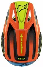 Casca motocross copii ALPINESTARS SM3 FRAY BLK/OR/YL