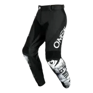 Pantaloni de motocross O'NEAL MAYHEM SCARZ NEGRU/ALB V.24