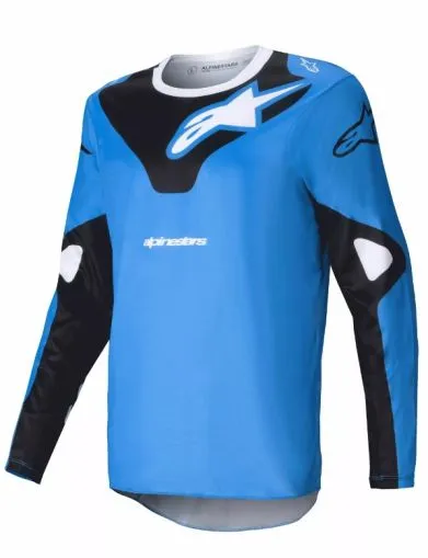 Μοτοκρός φανέλα Alpinestars RACER VEIL ΜΠΛΕ/ΜΑΥΡΟ