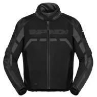 Hybrid motorcycle jacket SPIDI RAPID H2OUT BLACK