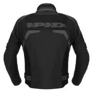 Hybrid motorcycle jacket SPIDI RAPID H2OUT BLACK