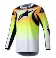 Motocross Jersey Alpinestars FLUID WURX ΚΙΤΡΙΝΟ/ΜΑΥΡΟ