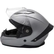 Motorcycle helmet A-PRO BADGE SILVER
