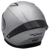 Motorcycle helmet A-PRO BADGE SILVER