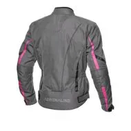 Women's textile motorcycle jacket ADRENALINE LOVE RIDE 2.0 LADY BLACK/PINK/GREY