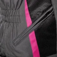Women's textile motorcycle jacket ADRENALINE LOVE RIDE 2.0 LADY BLACK/PINK/GREY