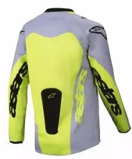 Children's motocross jersey ALPINESTARS YTH RACER VEIL GRAY/YELLOW