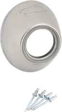 Spare cap FMF ENDCAP TI/PC4/Q4 S/S SLSH
