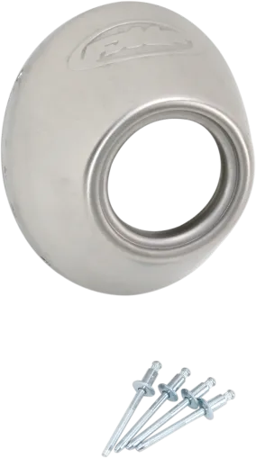Spare cap FMF ENDCAP TI/PC4/Q4 S/S SLSH