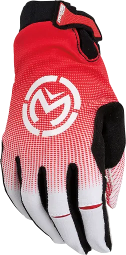 Motocross gloves MOOSE RACING SX-1 RED/WHITE